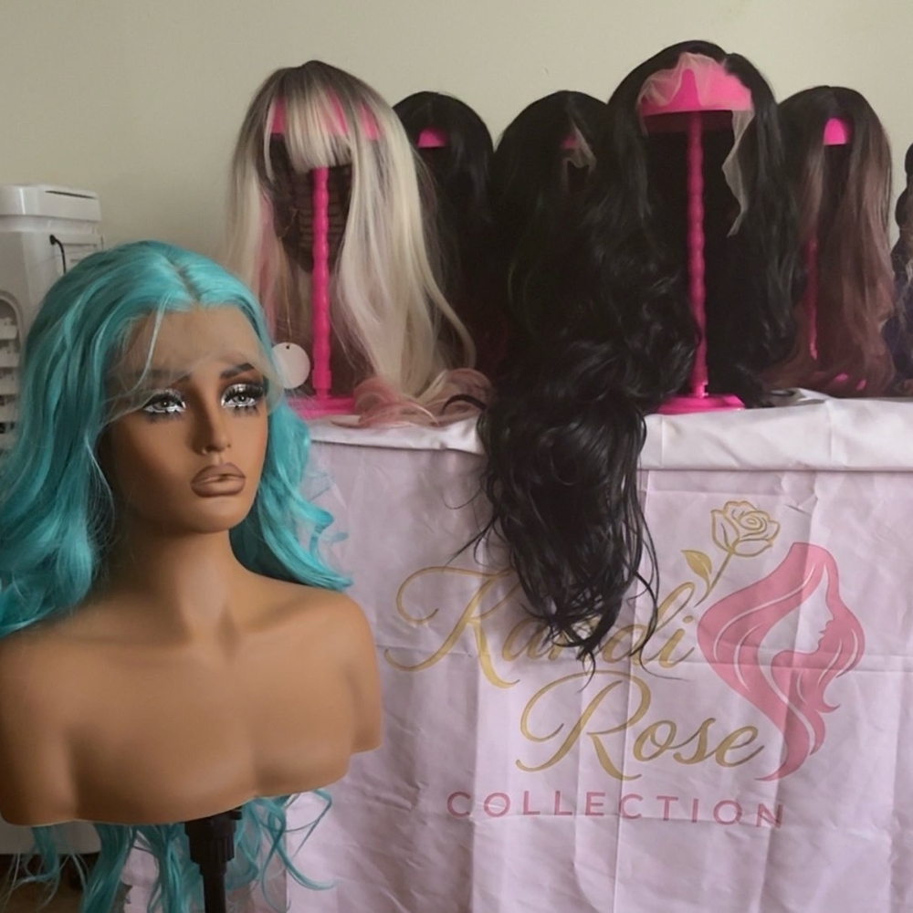 Aqua Blue Wig